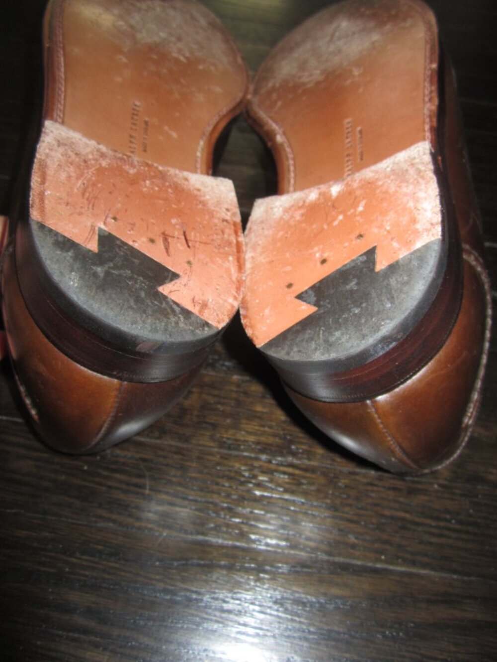 RALPH LAUREN Crockett & Jones Marlow Shell Cordovan Tassel Loafer Shoes 10 1/2 D - Picture 11 of 12